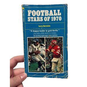 Football Stars of 1970 Vintage NFL Book Pyramid Publications 1st Printing